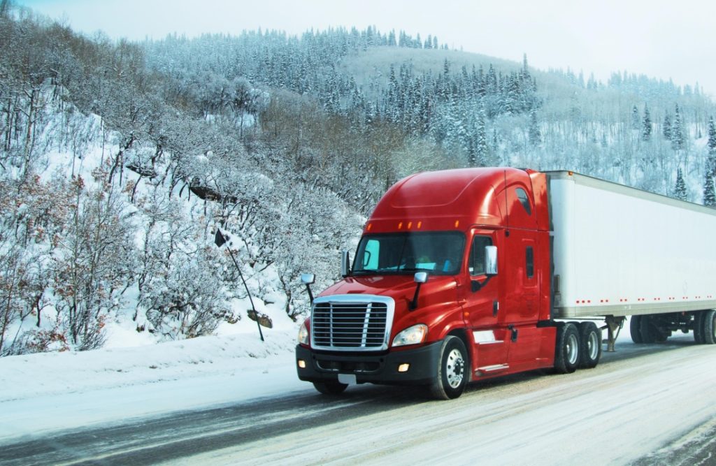 Snow and Ice Semi-Truck Crashes in Montana